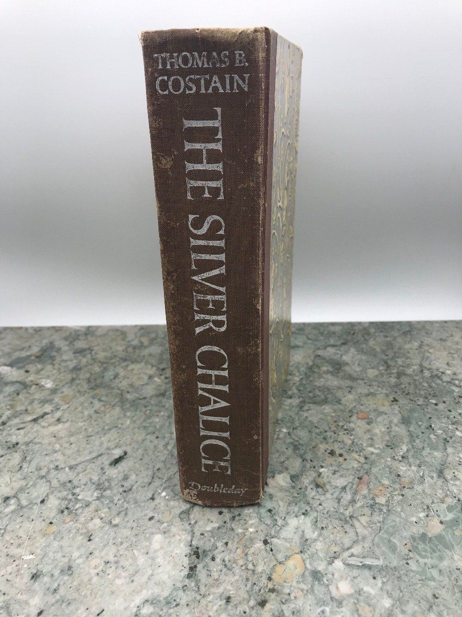 Beautifully Bound Vintage c.1952 The Silver Chalice Novel By Thomas B. Costain 4