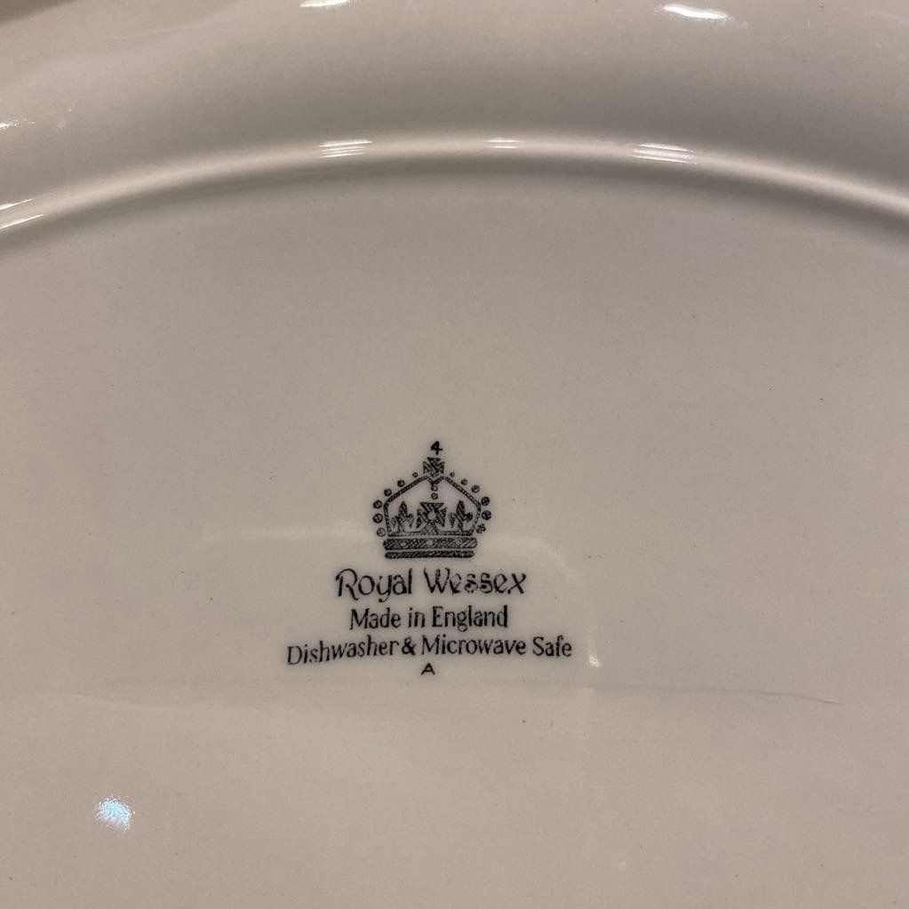 Royal Wessex Blue And White Platter #351 2