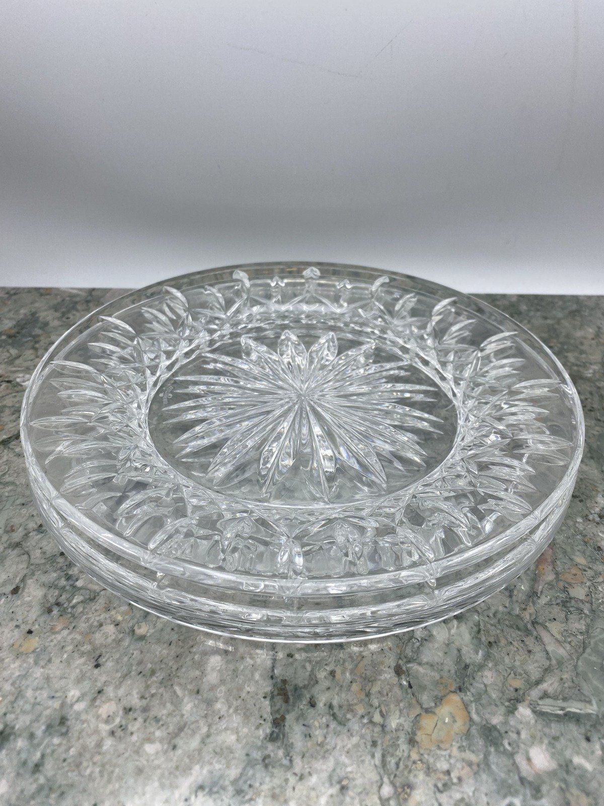 Set of 2 Waterford Crystal 7.75 Salad Plates