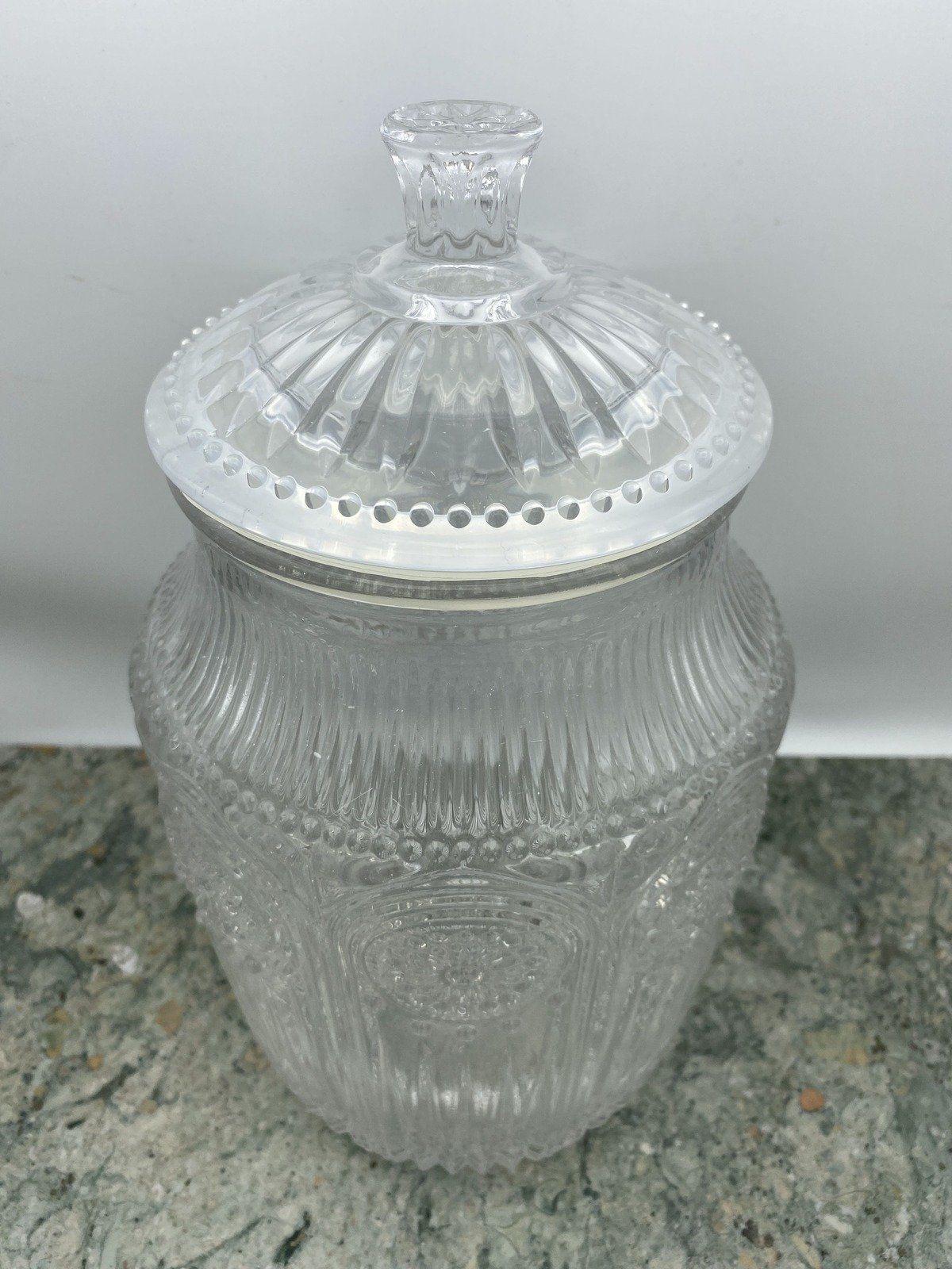 Pioneer Woman Pressed Glass Cannister 2