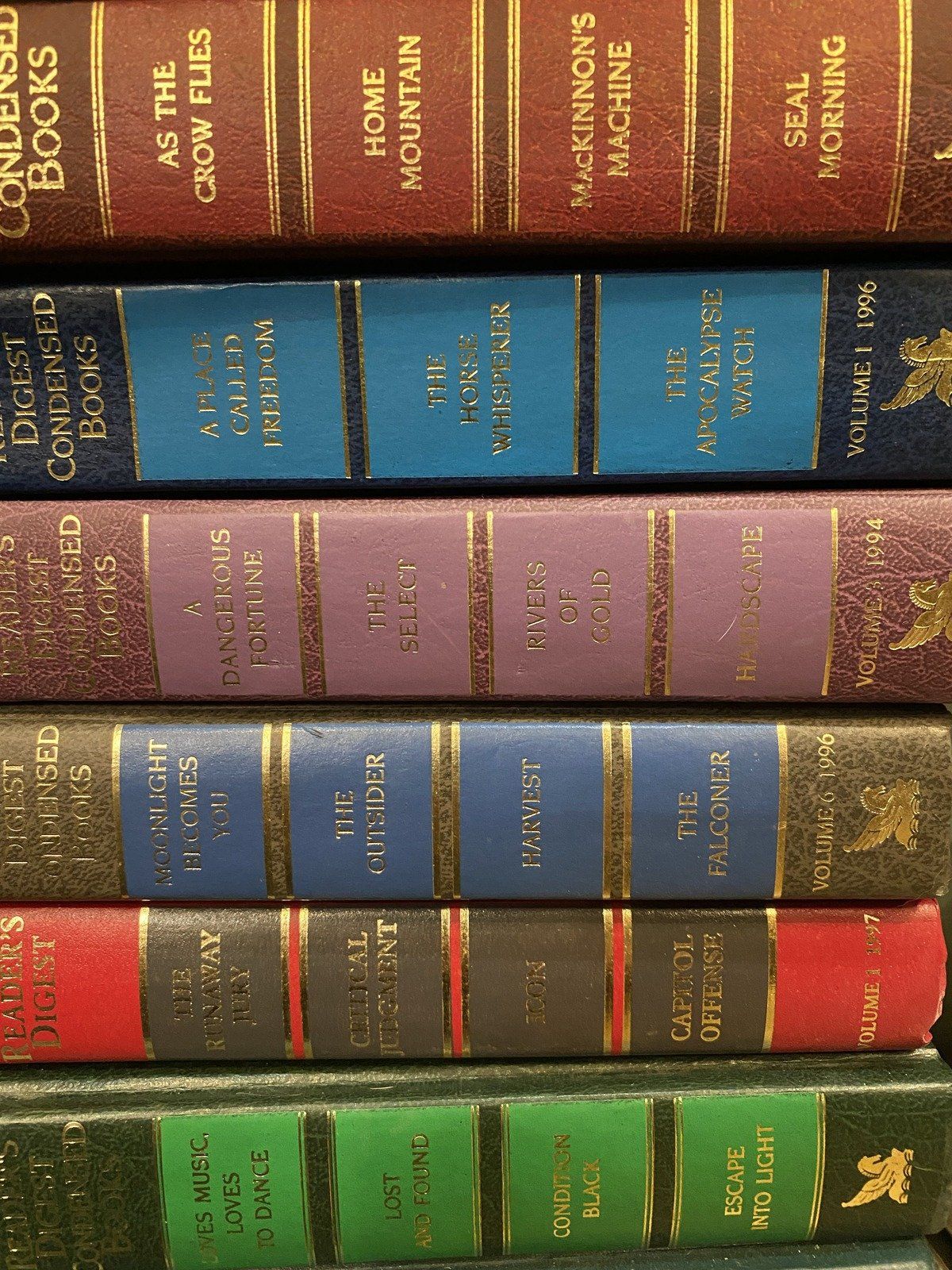 Readers Digest Condensed Stories Hardbound Books 3