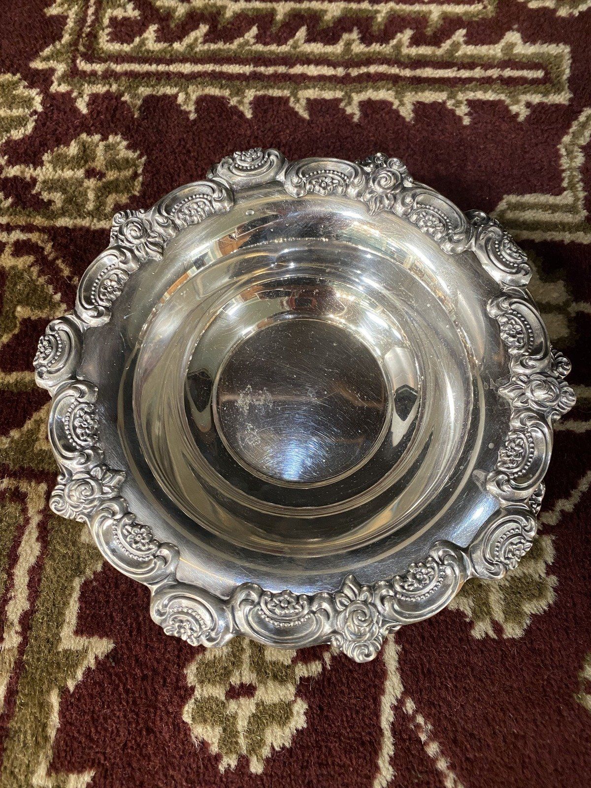 Pair of Gorgeous Towle Silver Plated Salad/Soup Bowls No.2912 3