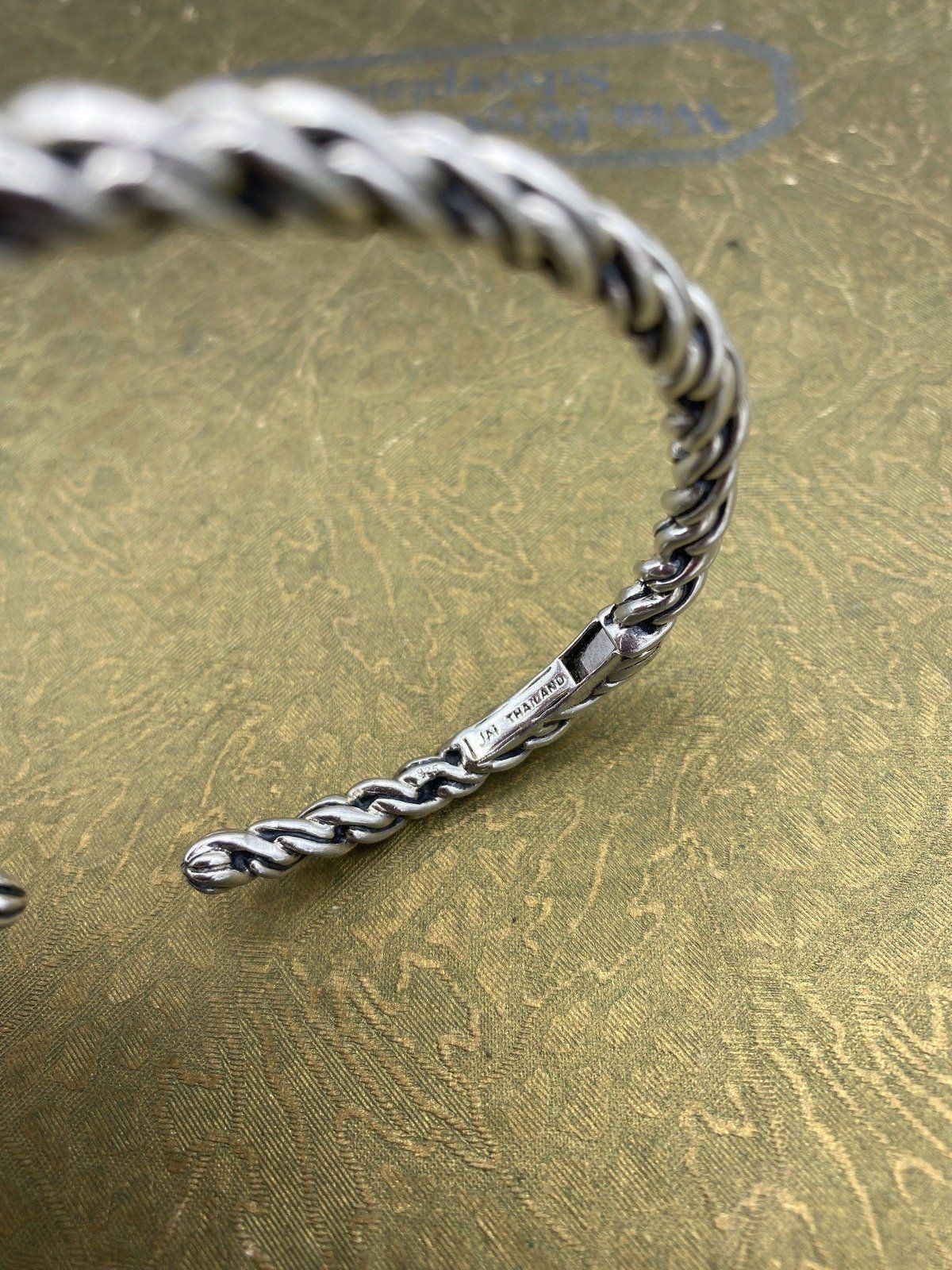 JAi Sterling Silver Twisted Wire Bangle Bracelet #2470 6