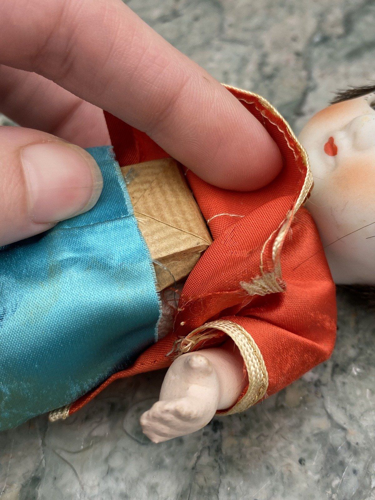 Sleepy Eye Porcelain Japanese Squeaky Boy Doll 3