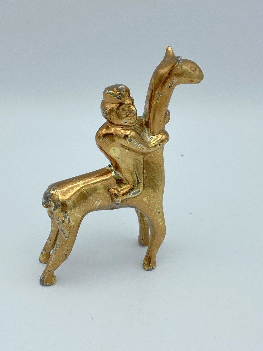 Brass Monkey Riding Llama 2