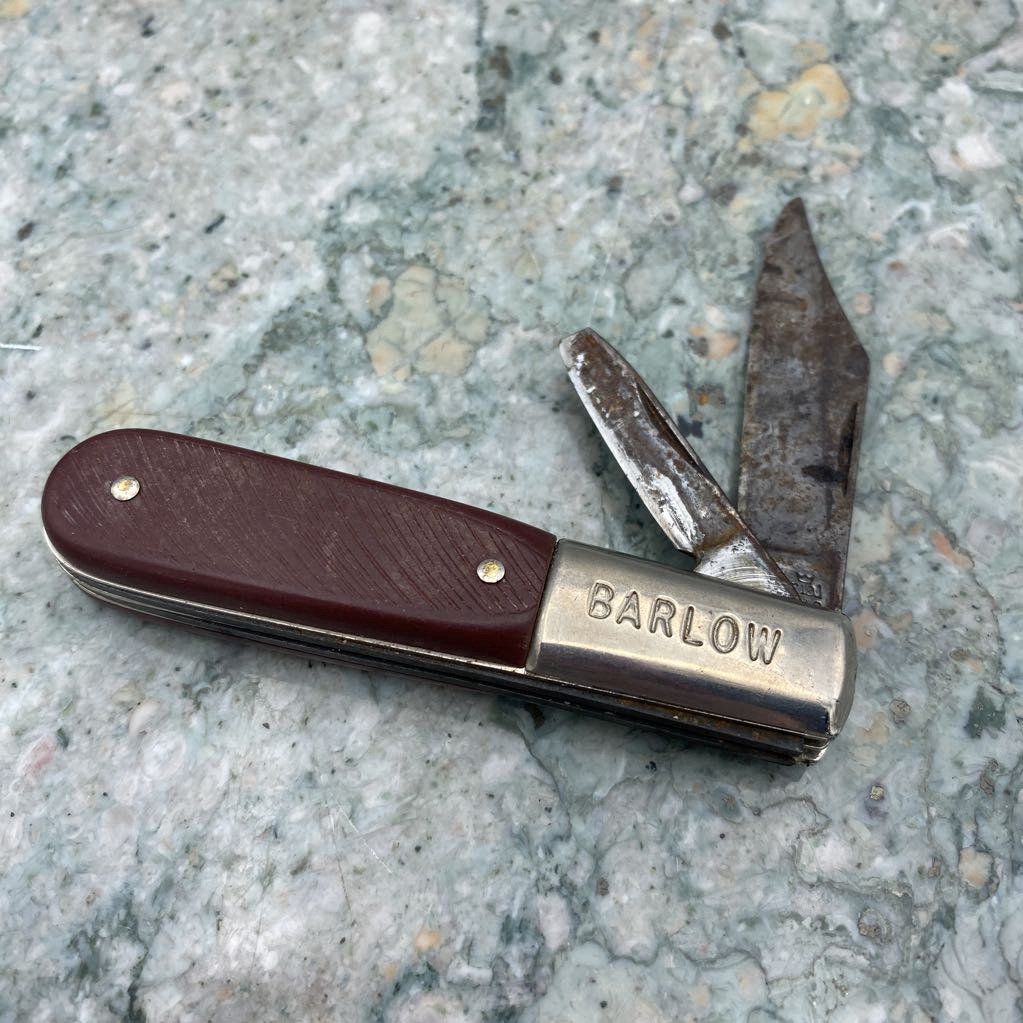 Vintage Barlow Imperial Ireland 2 Blade Pocket Knife 3