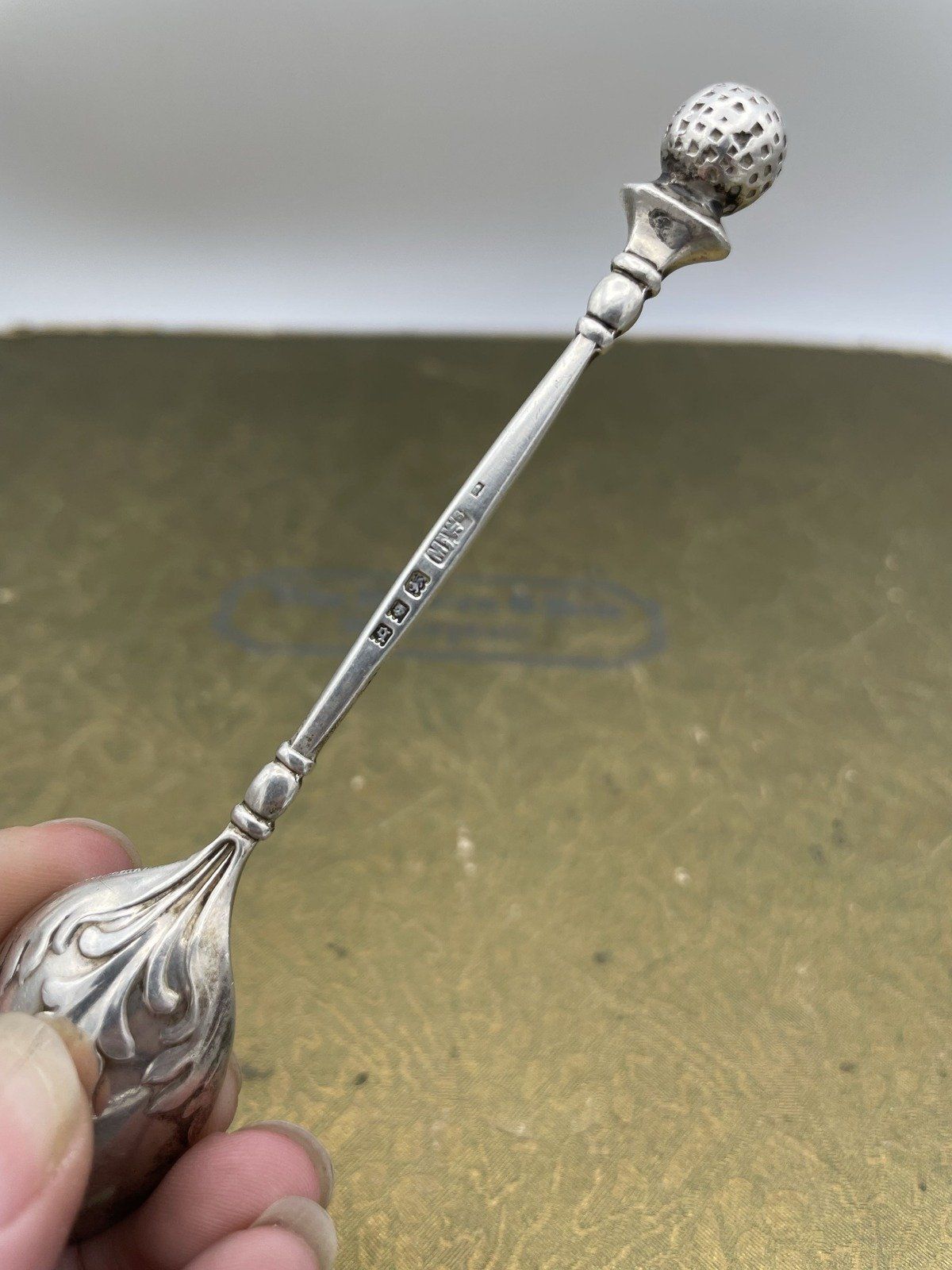 Sterling Silver American Country Club Golf+Tee Spoon 2