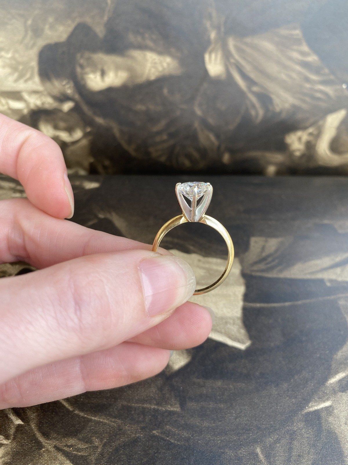14k Gold 1.93ct Brilliant Cut Solitaire Diamond Engagement Ring #176 9