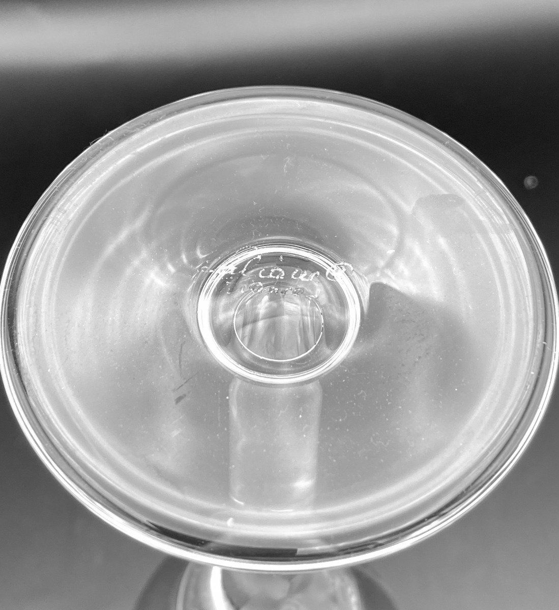 Lalique Set of 6 Angel Wing Crystal Champagne Glasses 4