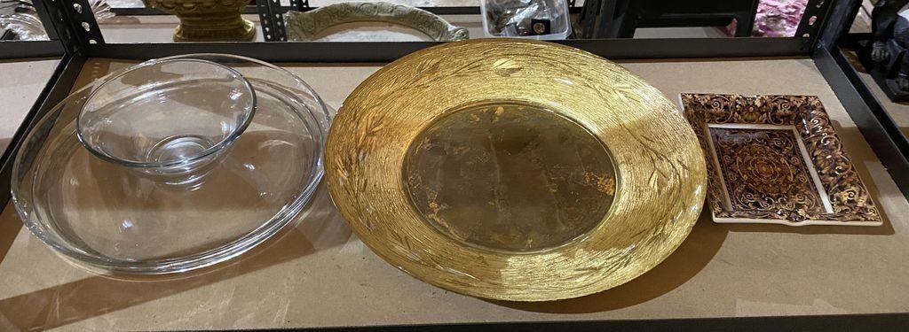 Chip and Dip Glass Server