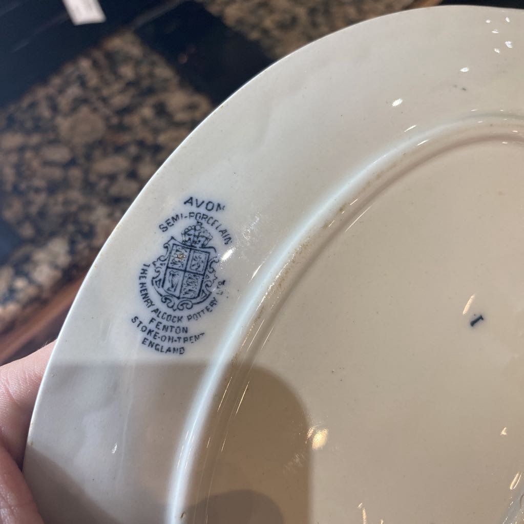 Avon Henry Alcock Fenton England Platter 568 2