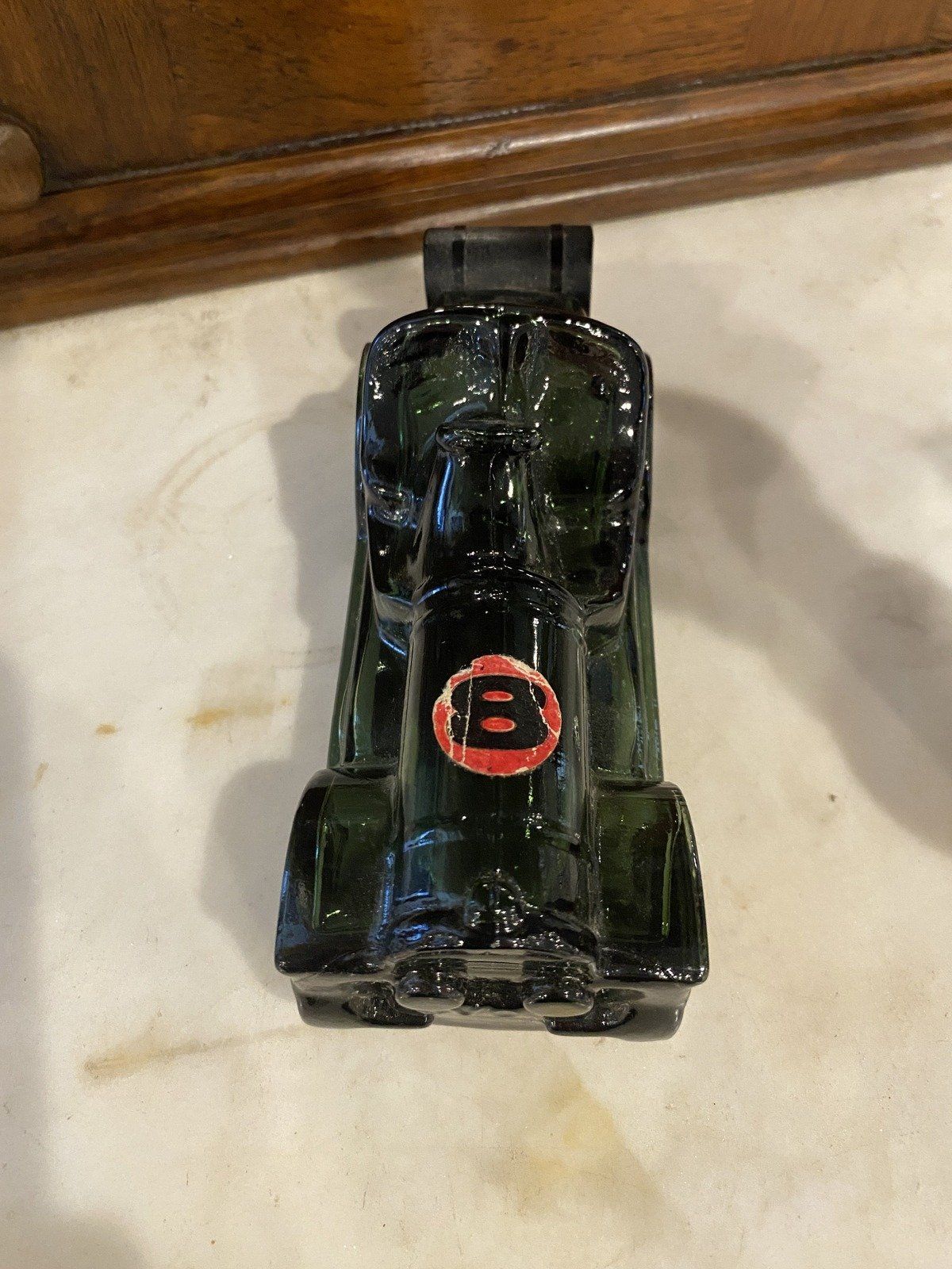 Vintage Green Apothecary Glass Avon Model A Collectible Bottle 5