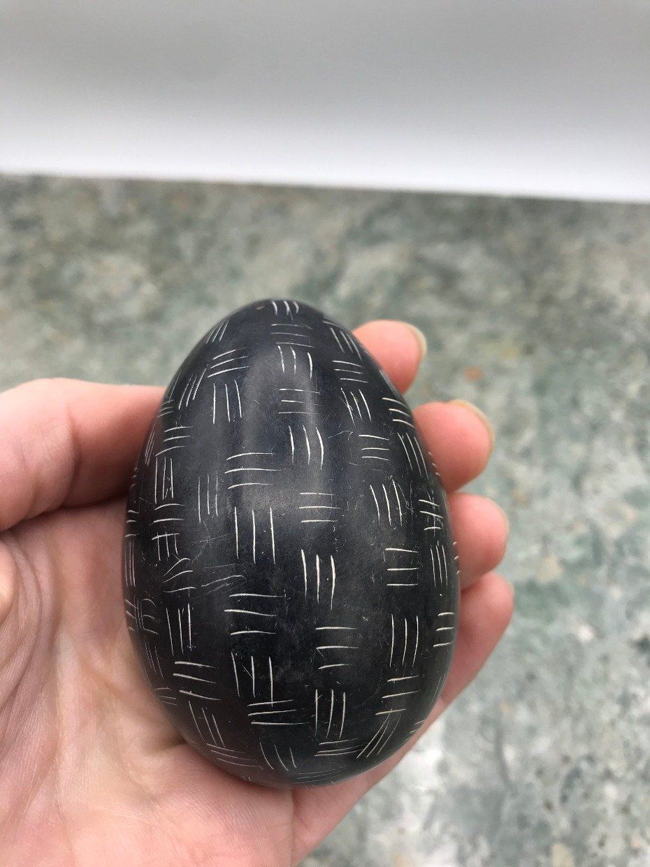 Besmo Carved African Egg 4