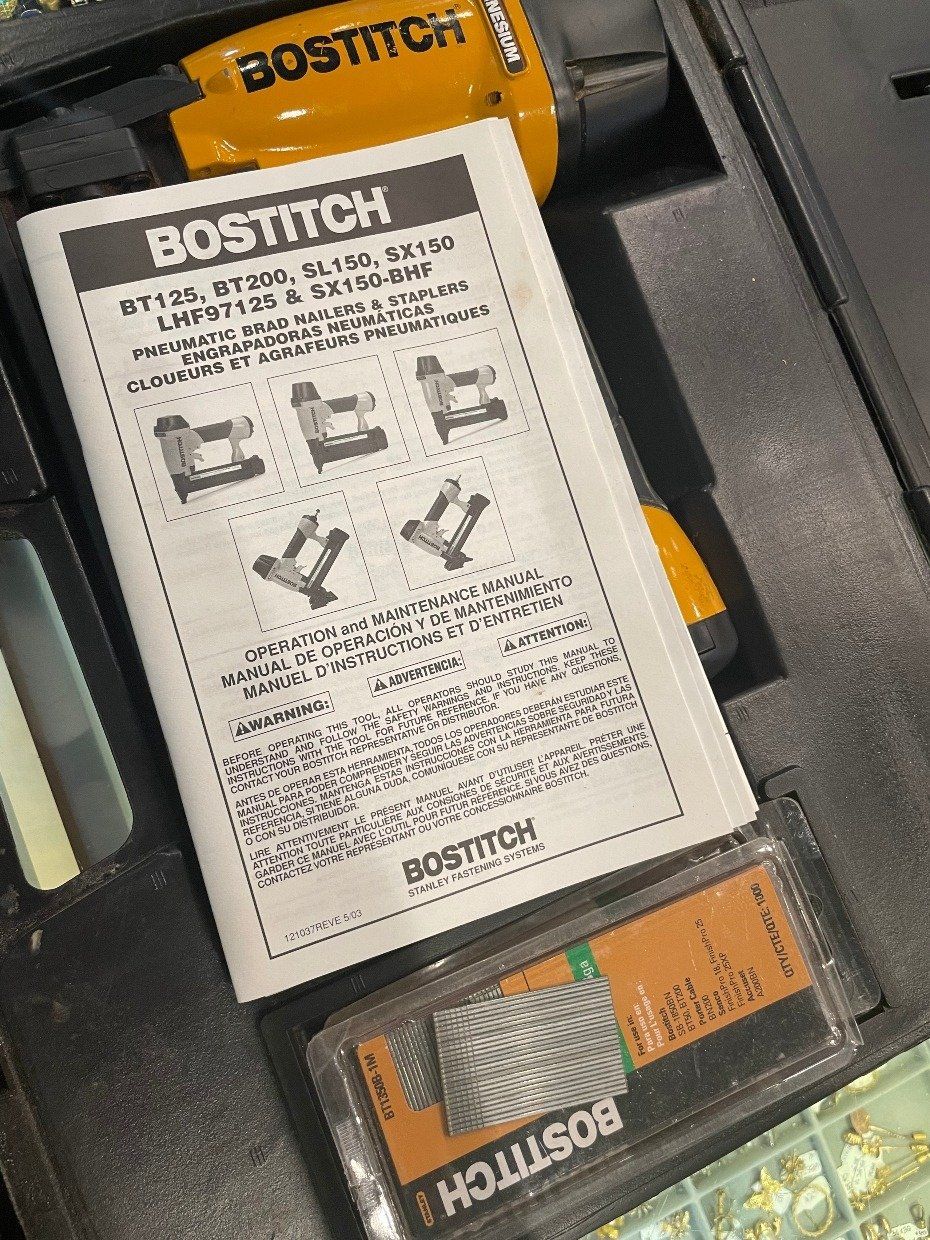 Bostitch Pin Nailer w Instructions 2
