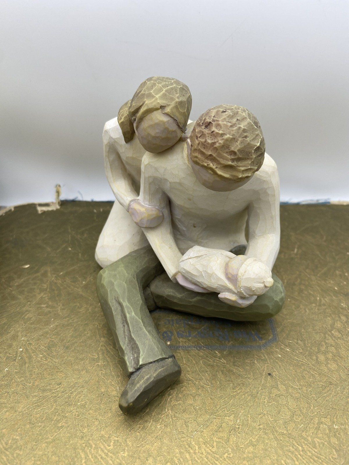 Willow Tree New Life Wood Carved Collectible Statuette
