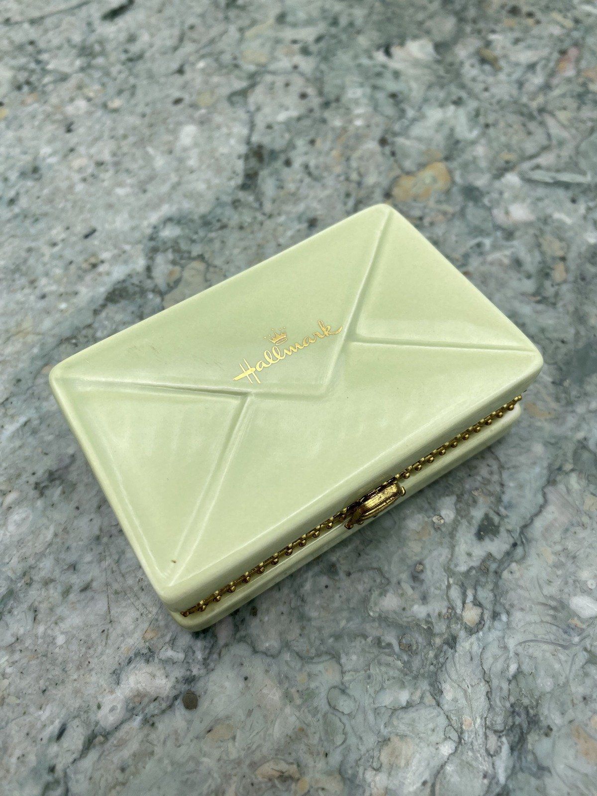 Hallmark Love Letter Envelope Porcelain Trinket Box 3