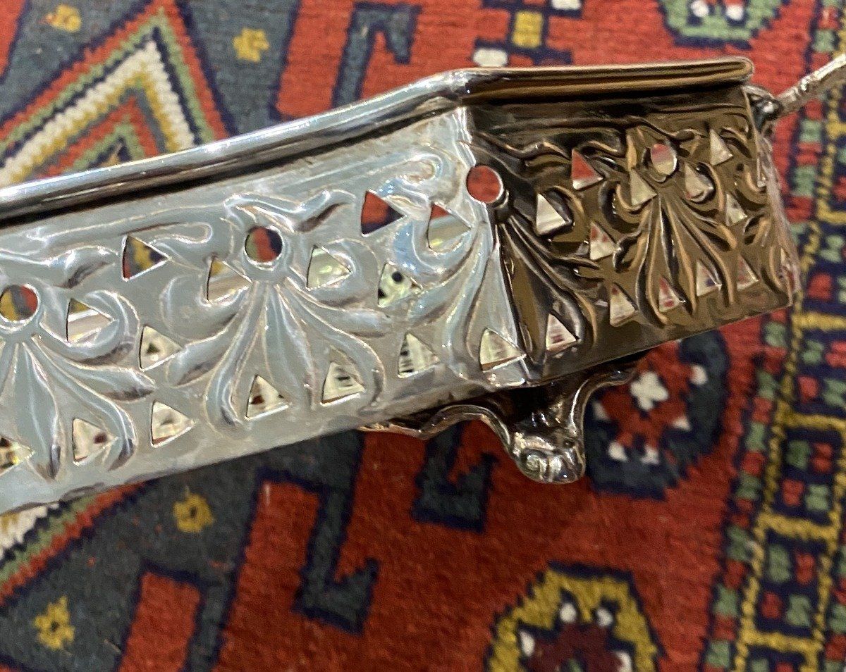 Beautiful Silver Plate Serving Tray 3