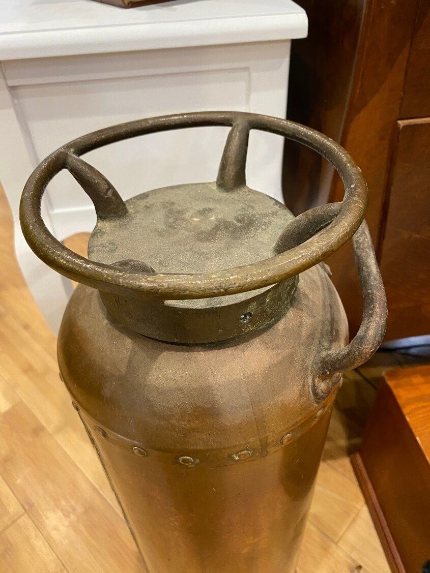 Vintage American LaFrance Foamite Copper Brass Fire Extinguisher Model CA 5