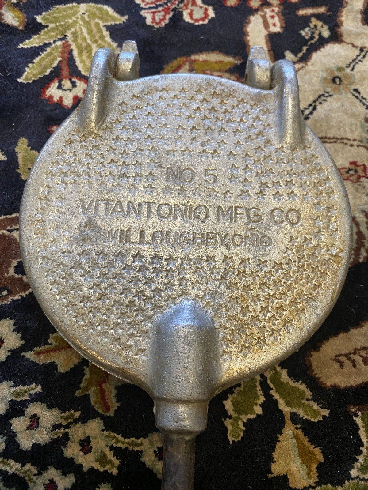 Vintage Pizzelle Italian Waffle Coockie Maker No. 5 2