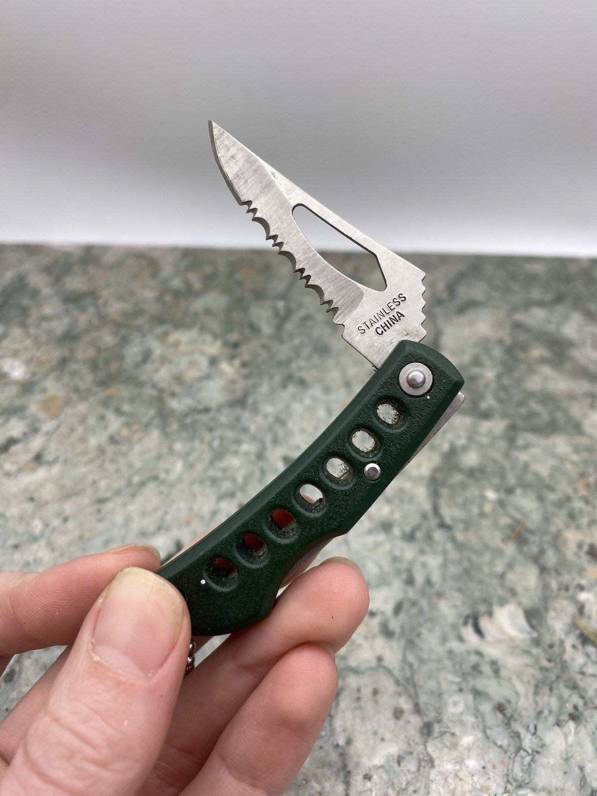 Tiny Skeletal Pocket Knife Key Chain 2
