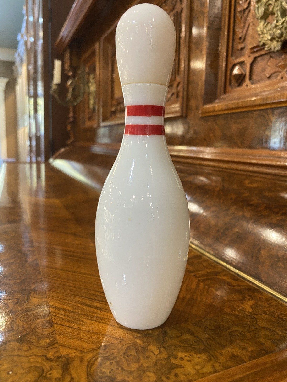 Vintage Glass Avon Bowling Pin Collectible Glass Bottle 4