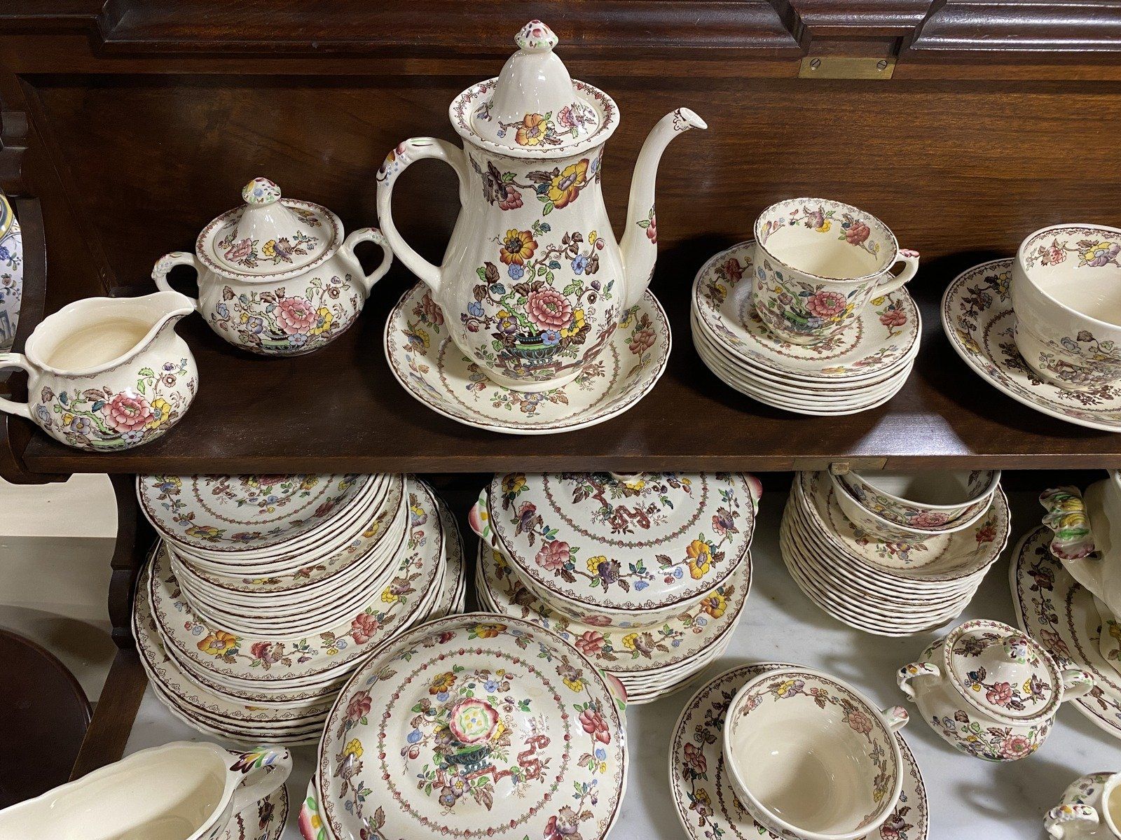 Set of Mason's Ironstone China Nabob England 19th Century 4