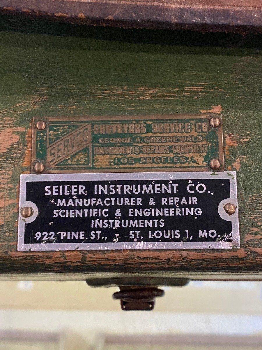 Vintage 1940 Seiler 12 Dumpy Survey Level 2
