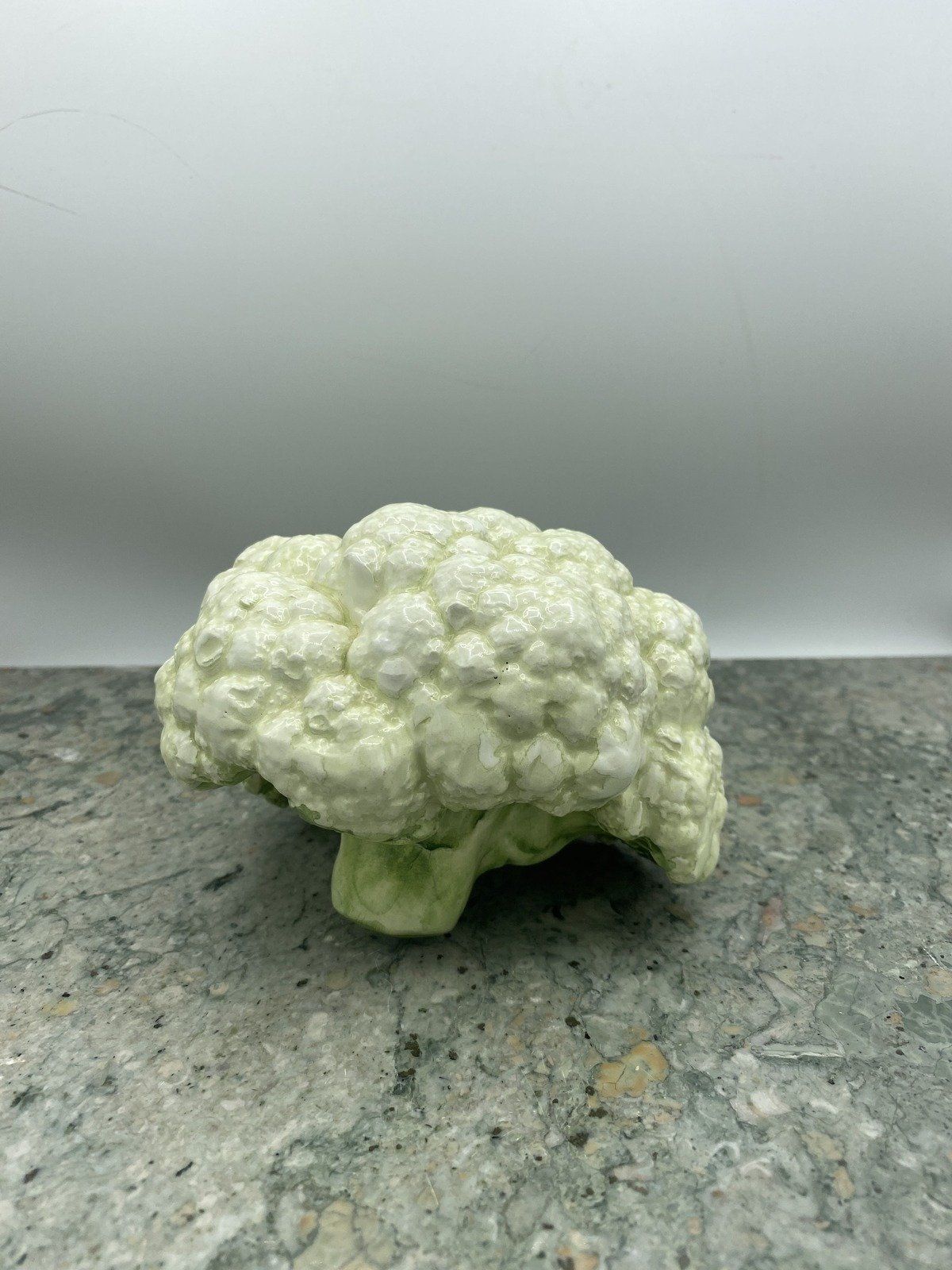 Porcelain Cauliflower Majolica Figural Decor 5