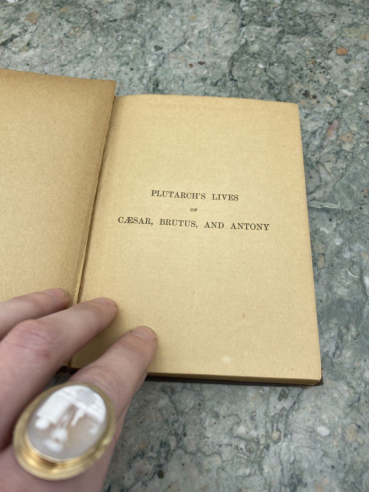 Plutarch's Lives ed. Martha Brier 1924 Macmillan Pocket Classics Book 3