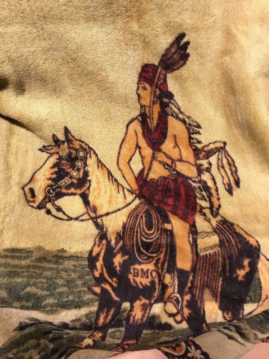 Antique Indian Wool Blanket 2