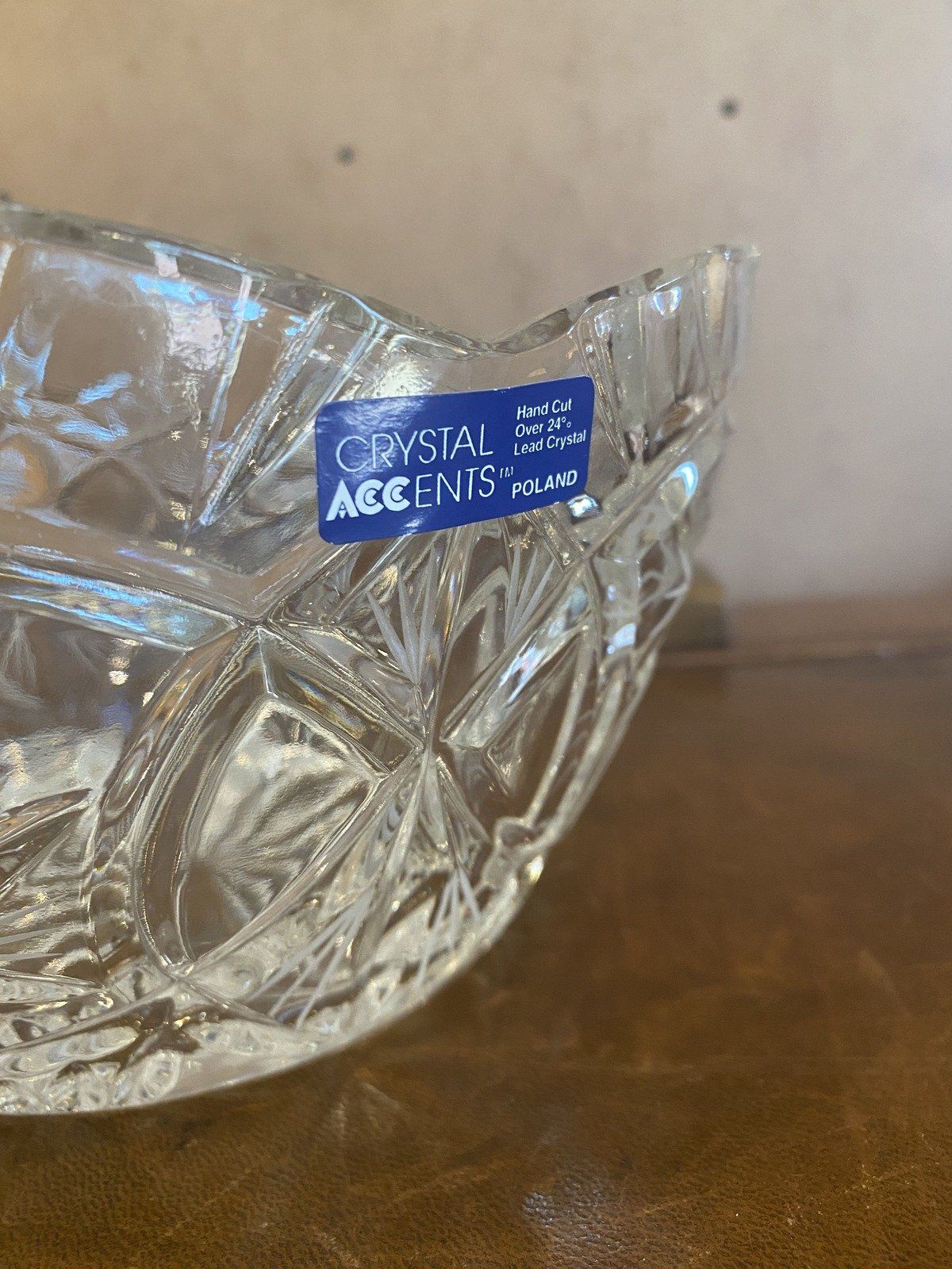 Polish Leaded Crystal Bowl 3