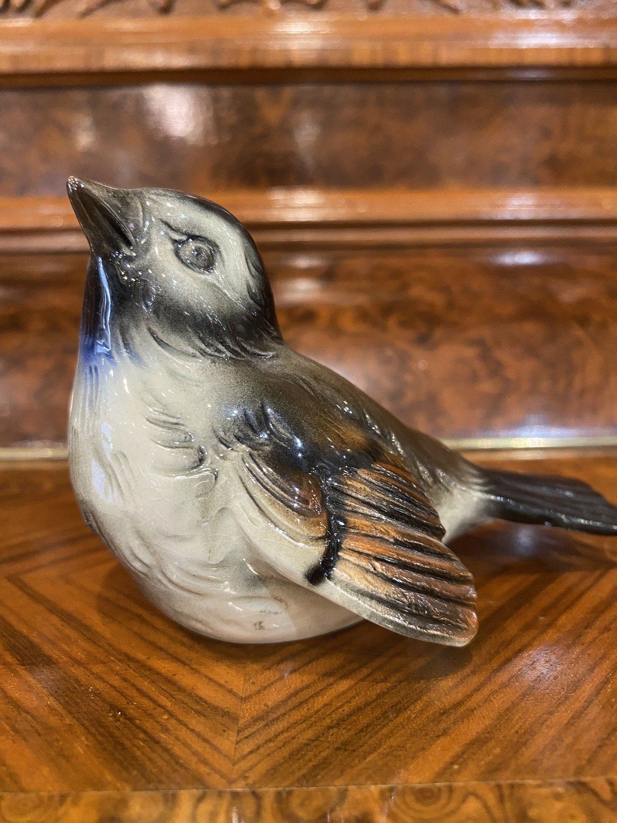 Vintage W. German Goebel Hummel Sparrow Bird Figurine No. CV72