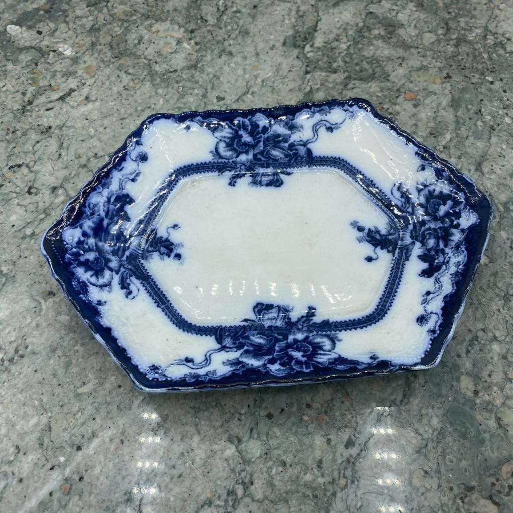 Tedworth Semi Porcelain W. Adams England Tiny Platter 320
