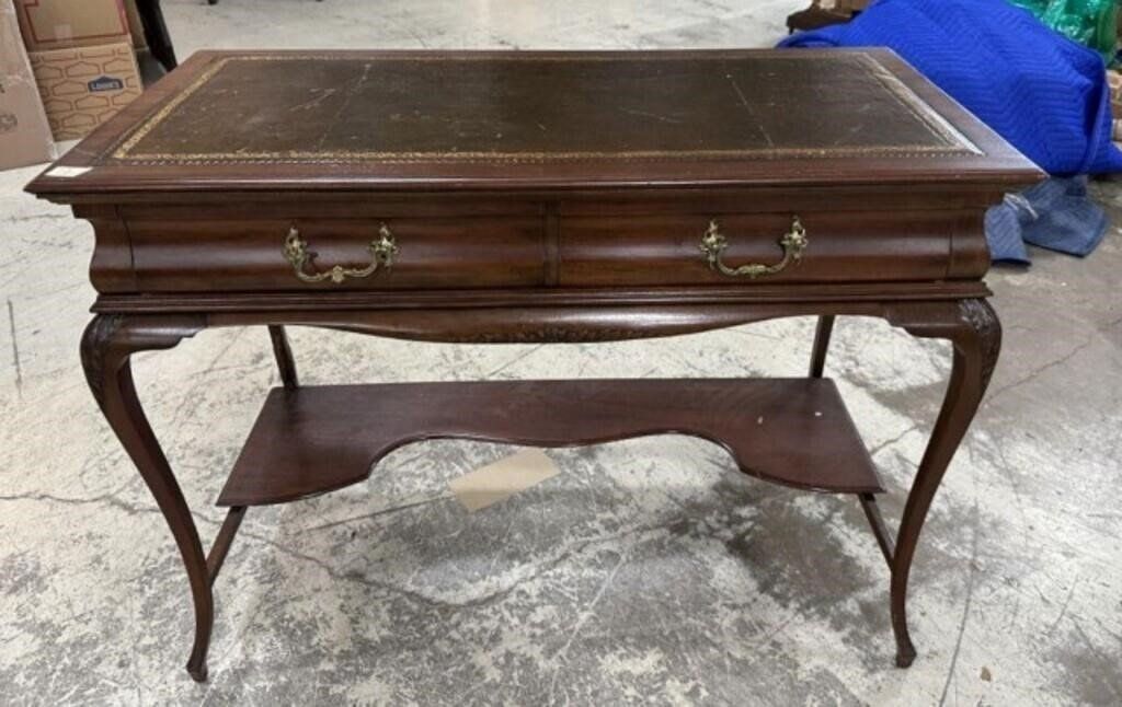 Antique Reproduction Mahogany Foyer Console Table 558