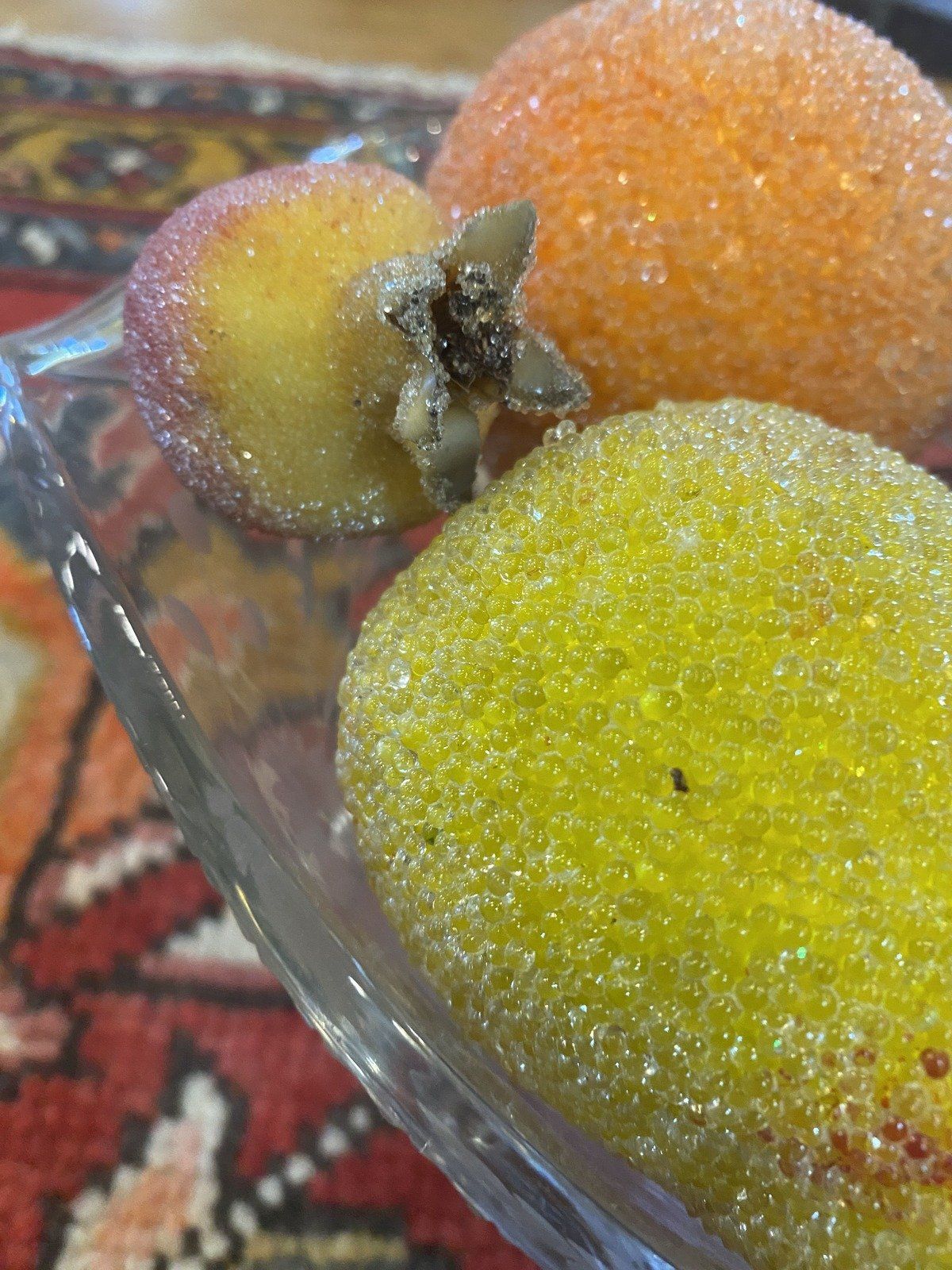 10x Sugary Fruit Centerpiece Bowl Decorative Pieces 3
