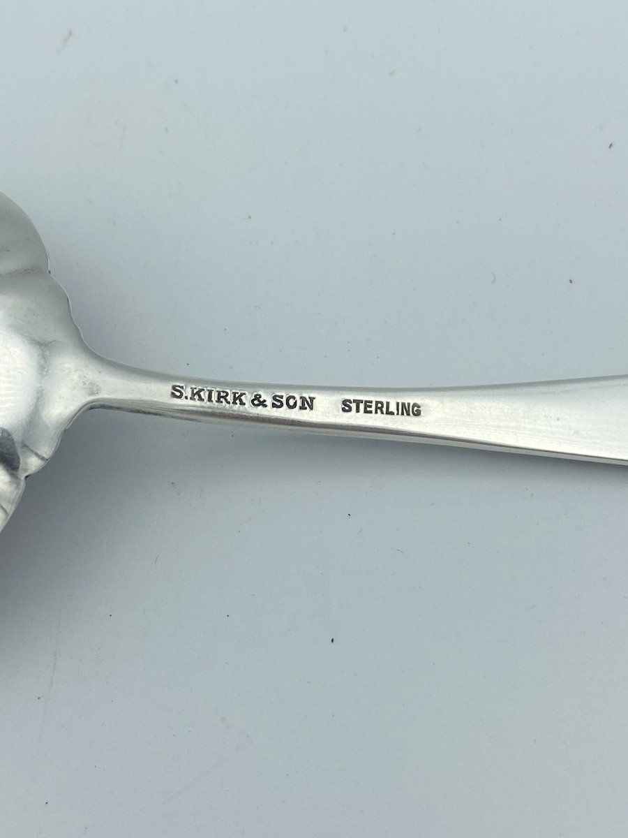 S. Kirk and Son Repousse Solid Bon Bon Spoon 5