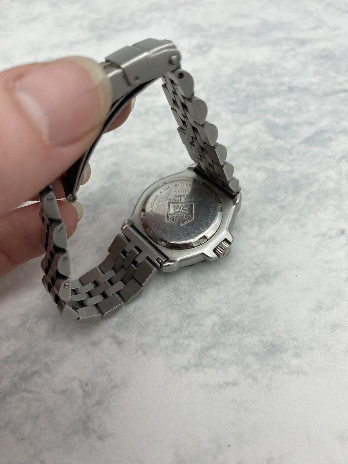 Ladies Tag Heuer Stainless Formula 1 Red + Black Dial Watch 5