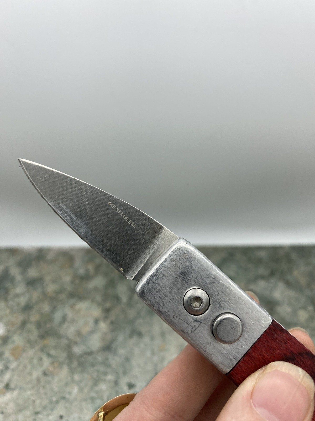 Modern Button Activated Pocket Knife 2