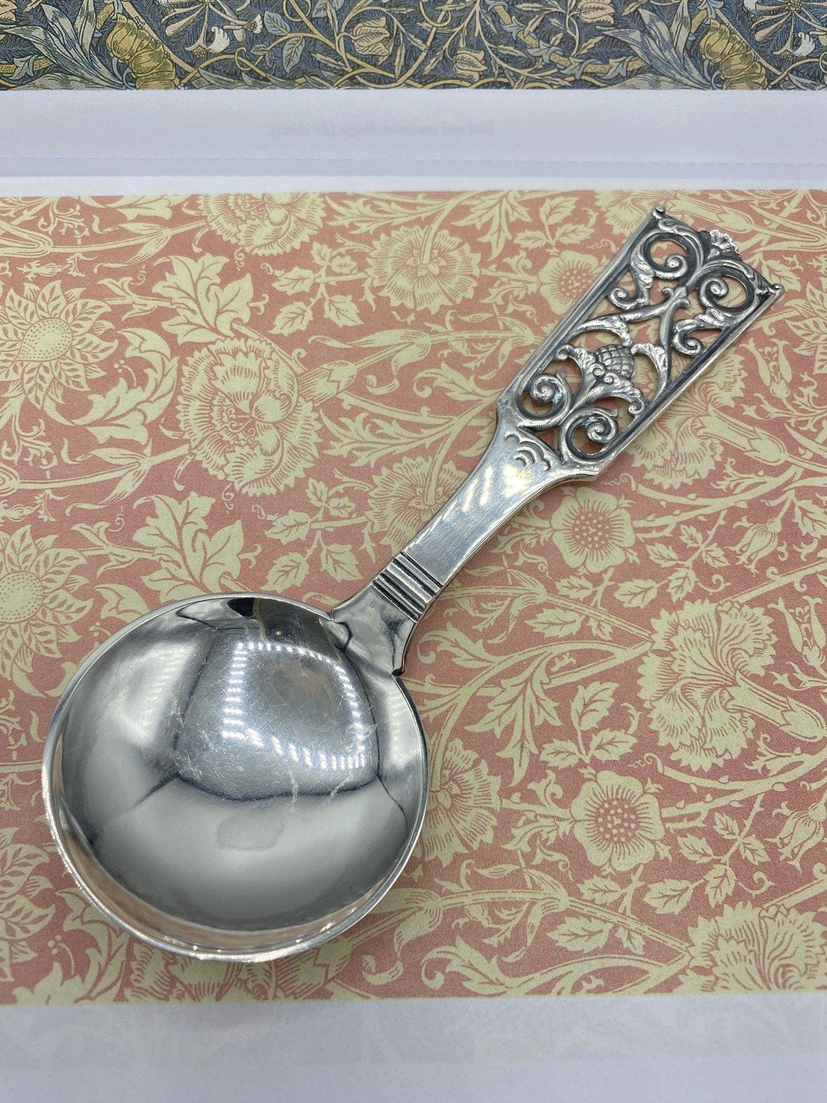 Large Vintage c.1950s Norwegian 830 Silver Candy/Nut Spoon