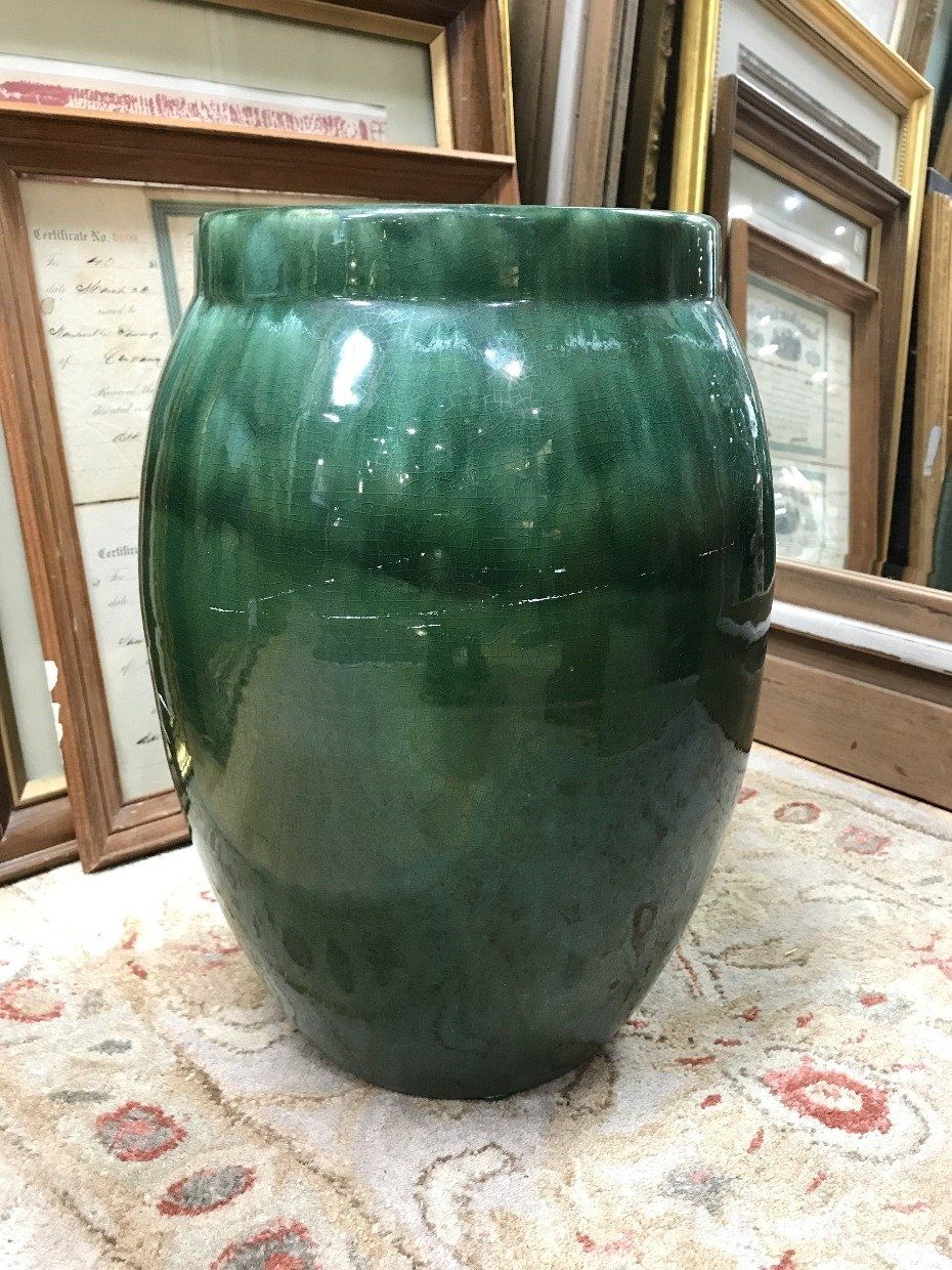 Glazed Stoneware Vase Pottery