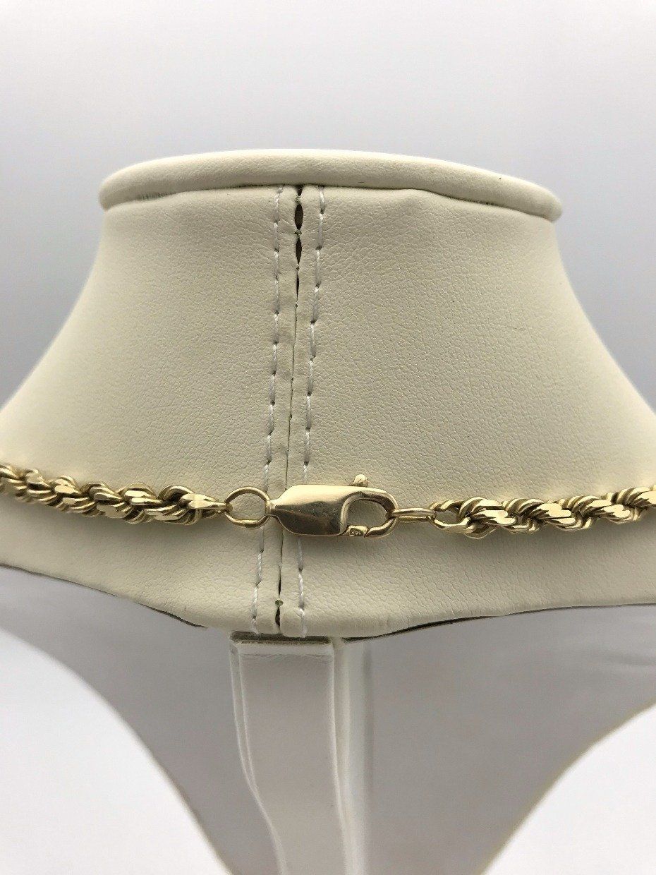 14k Gold 18 Twisted Rope Chain Necklace 3