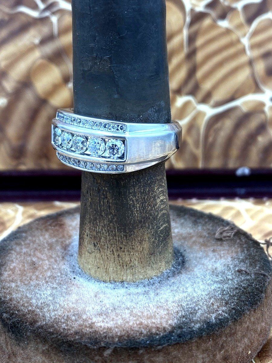 10k Gold Mens Diamond Ring Sz. 11 3