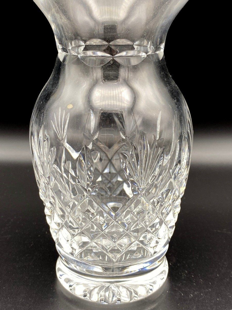Waterford Short Cut Flower Vase Signed Sinead Christian 2