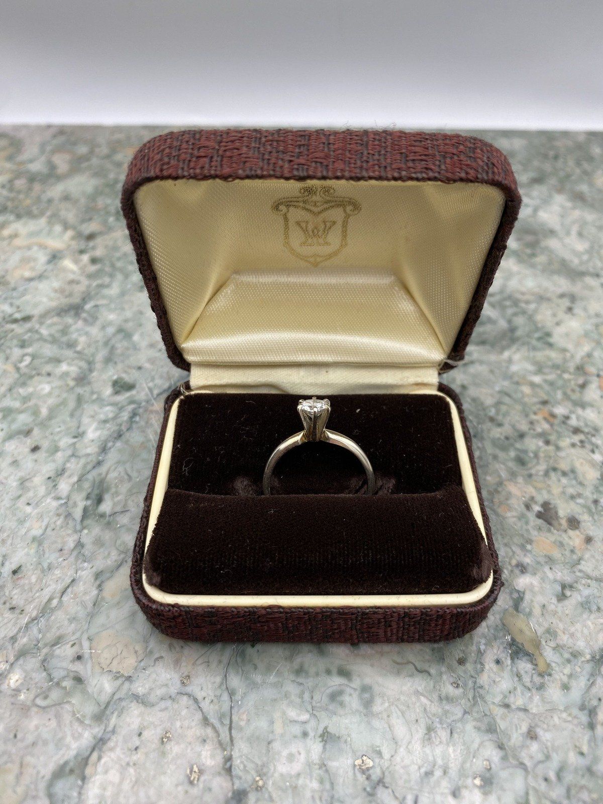 Traditional 14k White Gold .65ct Solitaire Diamond Engagement Ring 3