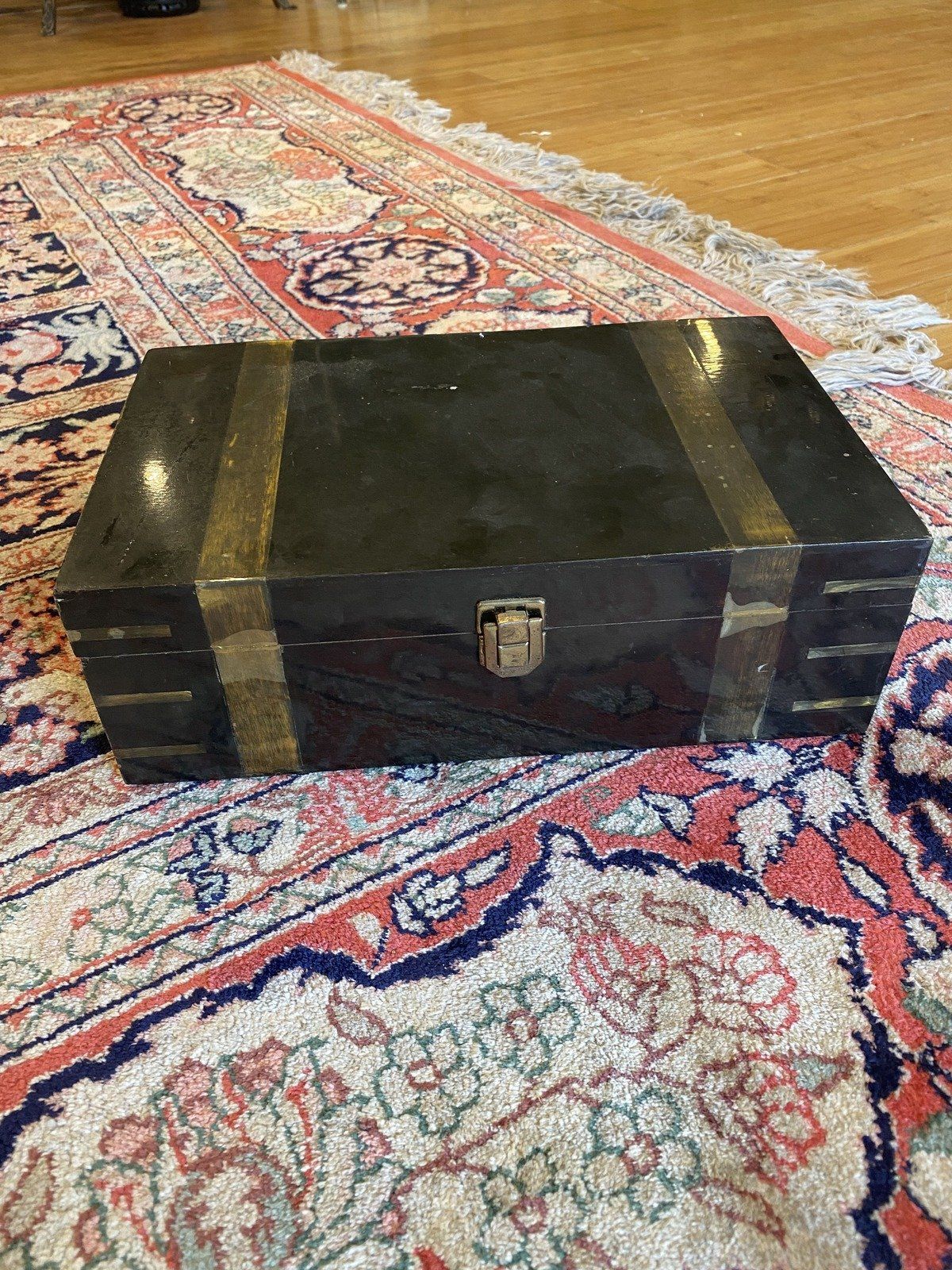 Quality Velvet Lined Wooden Storage Box