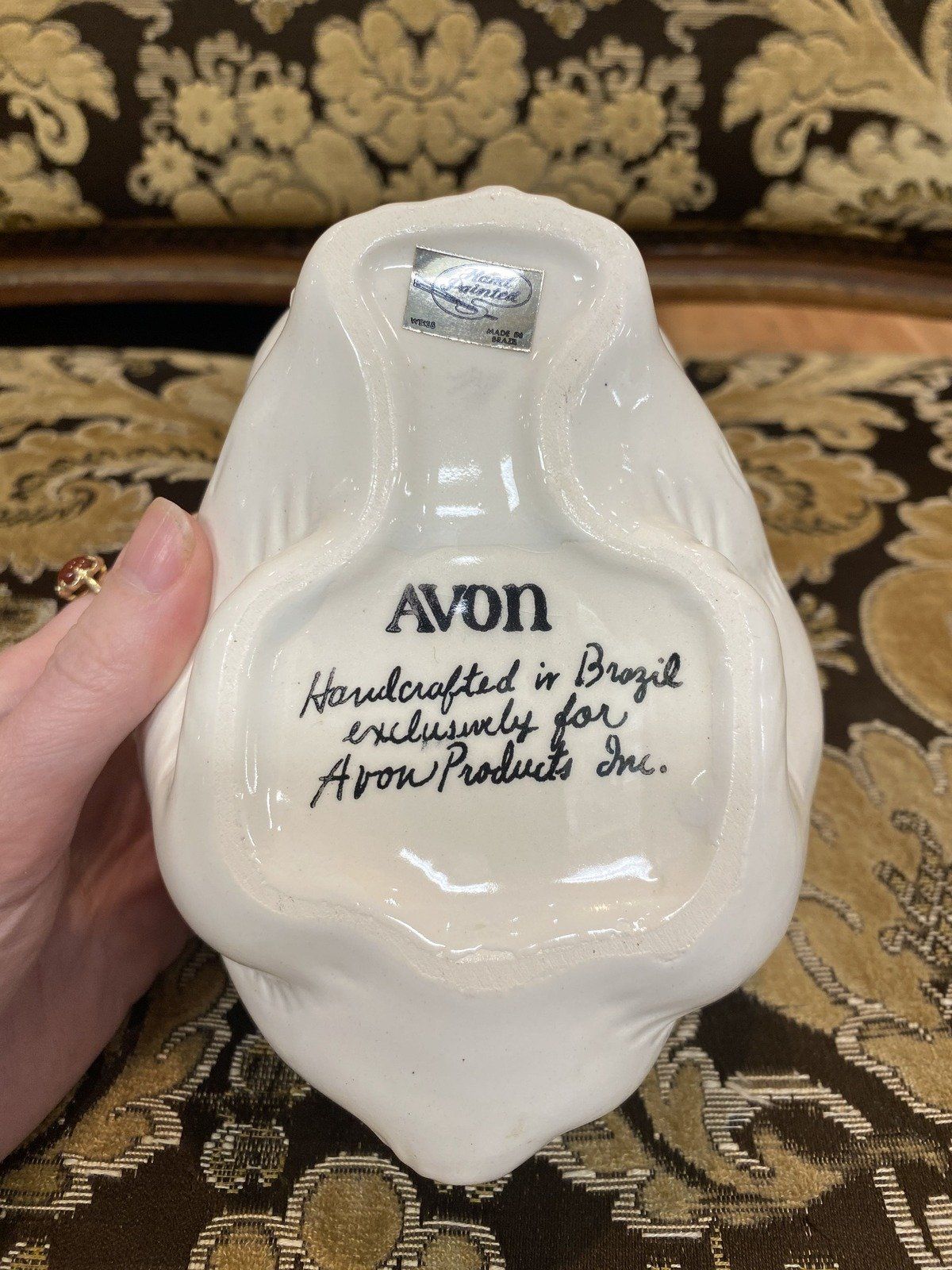 Vintage Avon Bunny Rabbit Planter + Orig. Box 4
