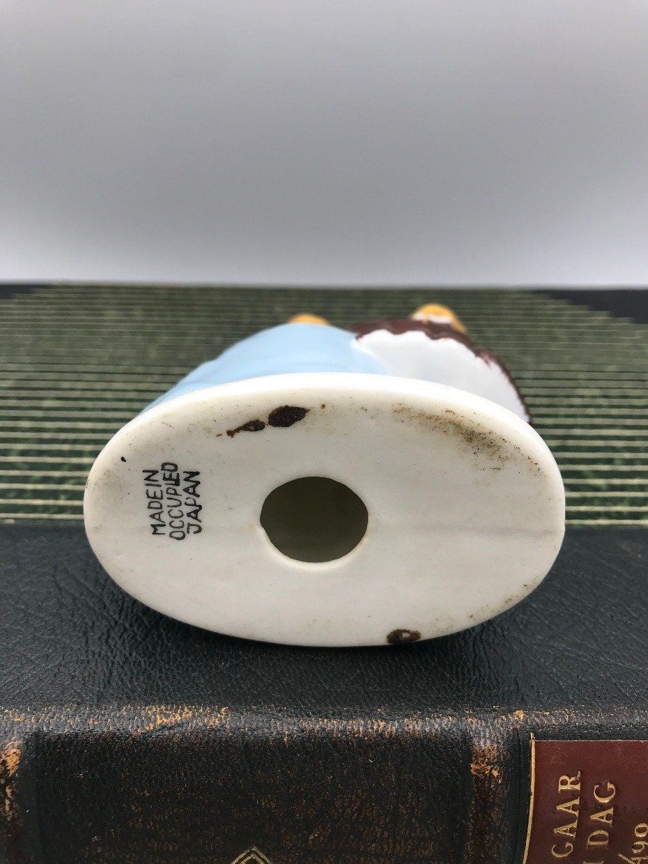 Occupied Japan Porcelain Small Colonial Couple Figurine 3