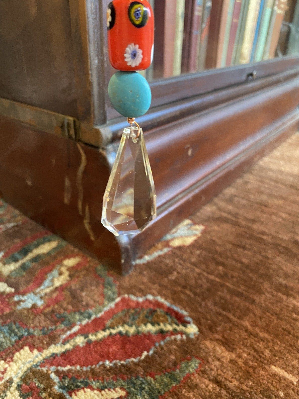 Handmade Millefiori + Wood Suncatcher *I MAKE RAINBOWS* 2