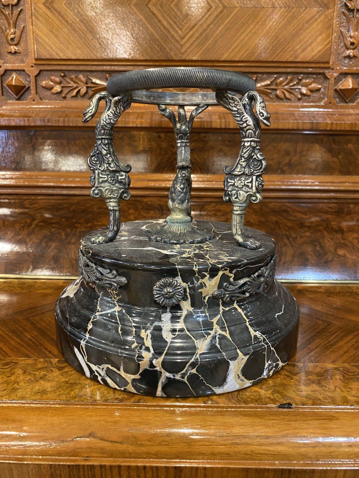 Black Marble Base Figural Display Stand 6