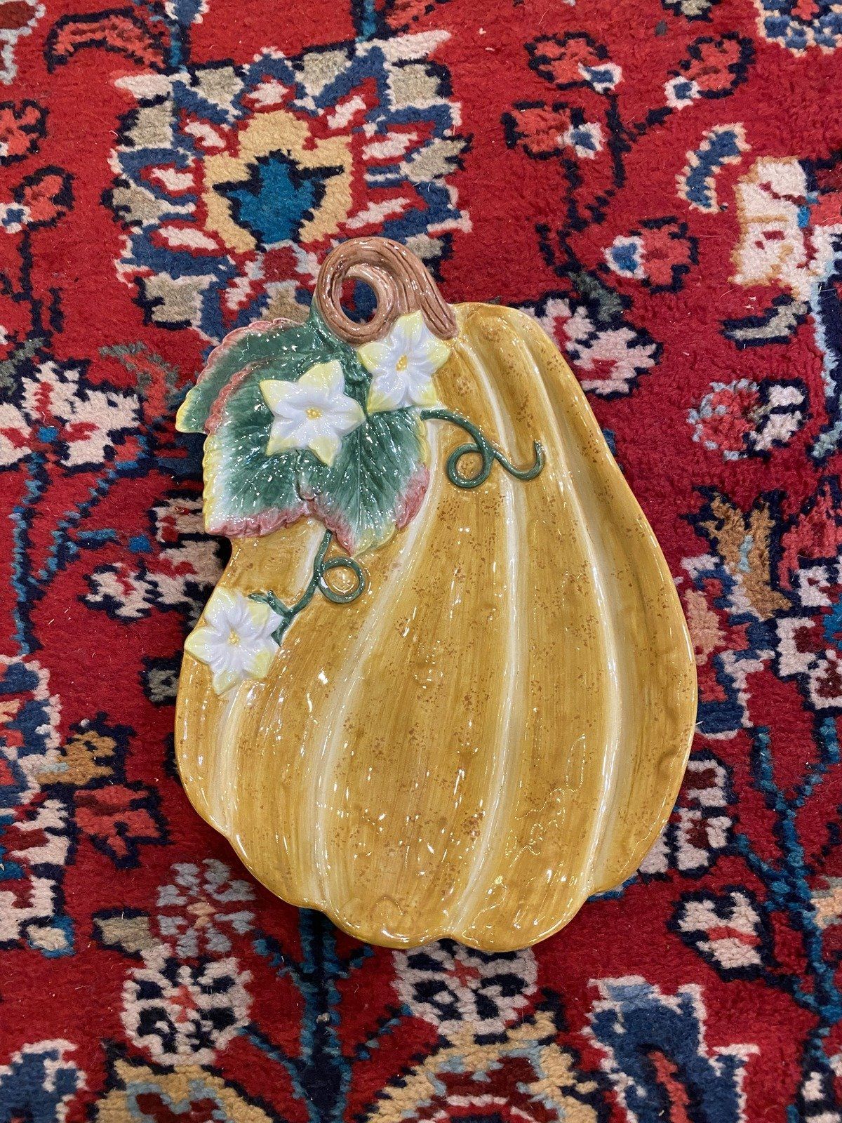 Bordallo Pinheiro Portuguese Majolica Pineapple Appetizer Dish 3